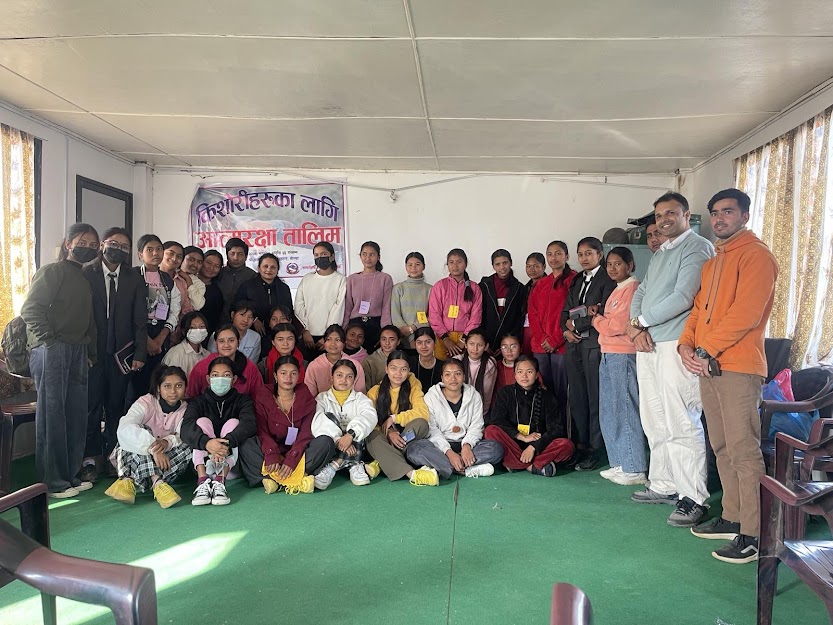 पालुङ्टार नपा मा संचालित ३ दिने आत्म रक्षा तालिम 